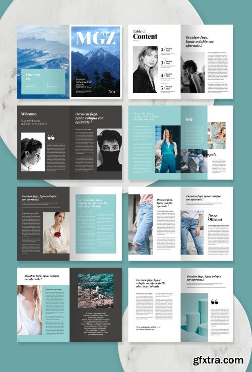 Magazine Brochure Layout 520881548