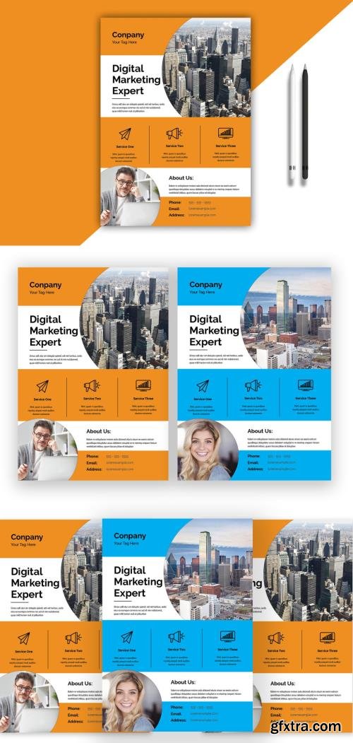 Digital Market Expert Flyer 520902071