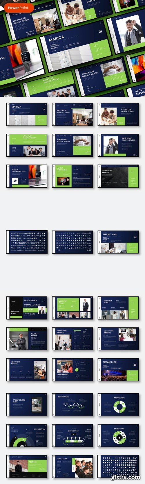 Marica – Business PowerPoint Template