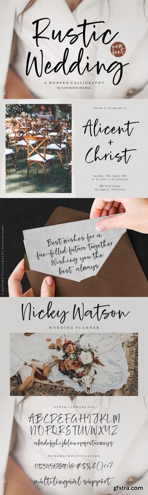 Rustic Wedding Font