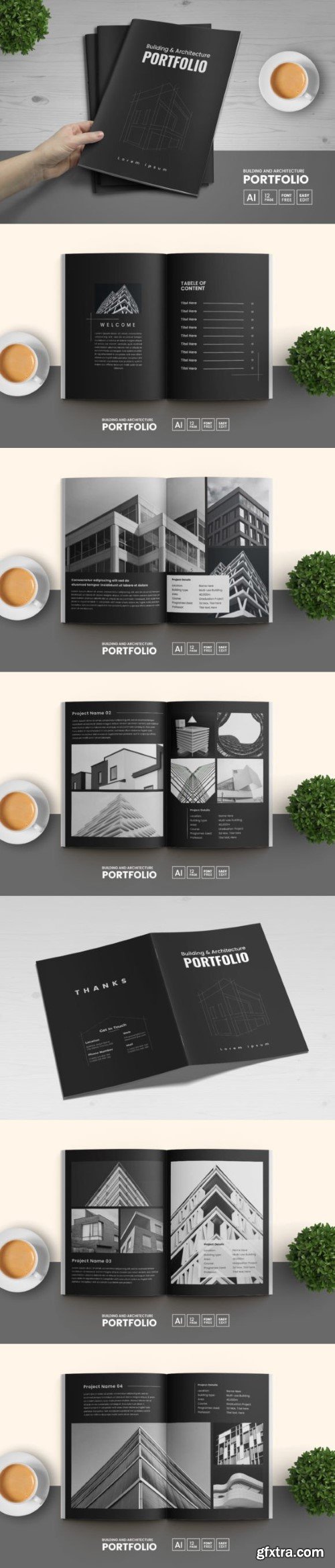 Creativemarket - Building and Architecture Portfolio