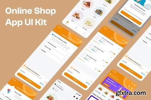 Online Shop App UI Kit H7ECSK7