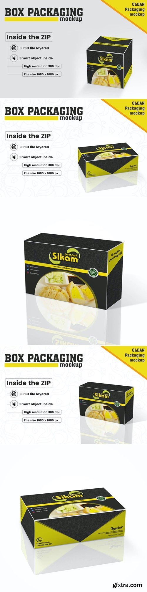 Box packaging | PSD mockup NXS7D5A