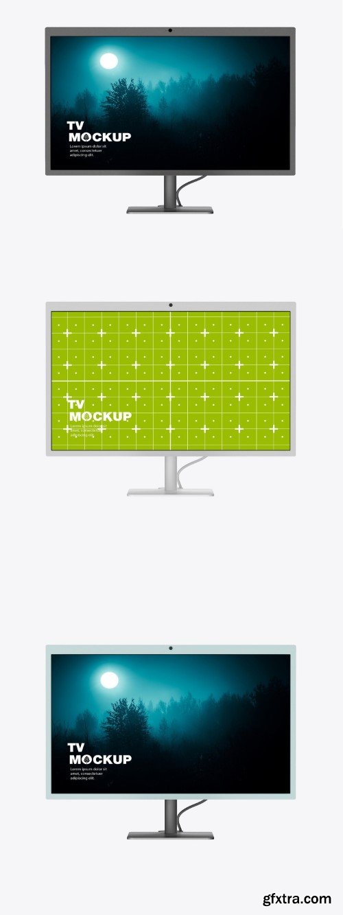 Isolated TV Mockup 9GY6PKK