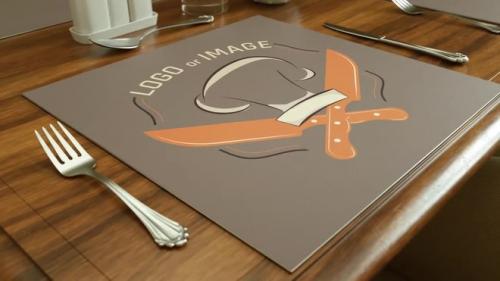 MotionArray - Restaurant Logo Mockup - 1116665