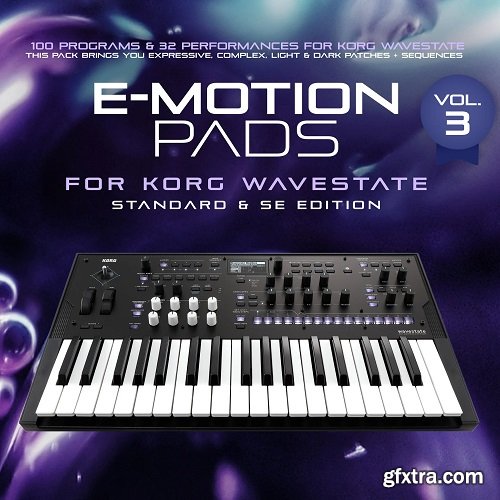 co5ma Korg Wavestate Sound Bank e-Motion Pads Vol 3