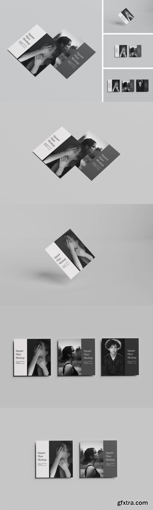 Square Flyer Mockup WWH83TV