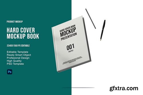 Hard Cover Mockup Book BDJXM95