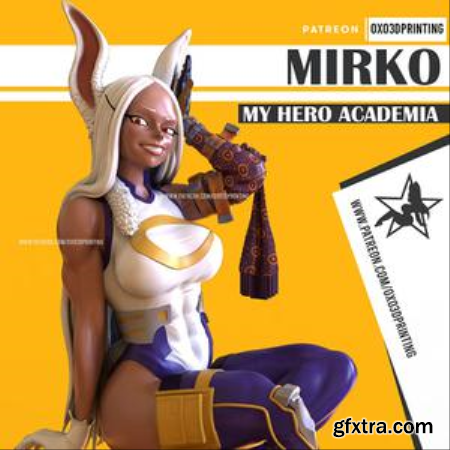 OXO3D - Rumi Usagiyama (Mirko) - My Hero Academia – 3D Print