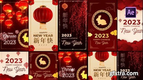 Videohive Chinese New Year Posts and Stories 42803042