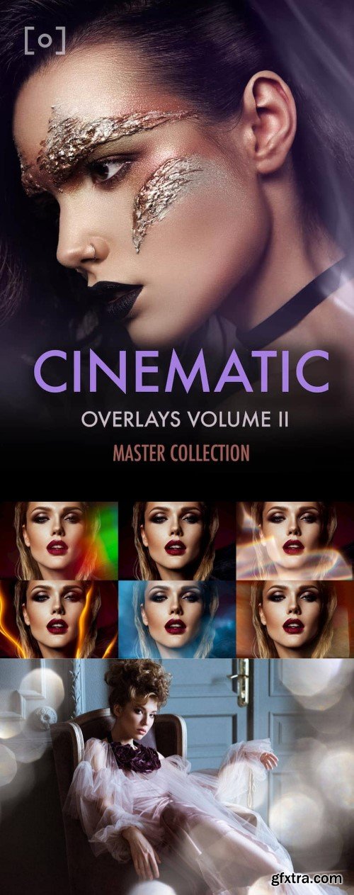 Pro EDU - Master Collection – 200 Cinematic Portrait Photoshop Overlays v2