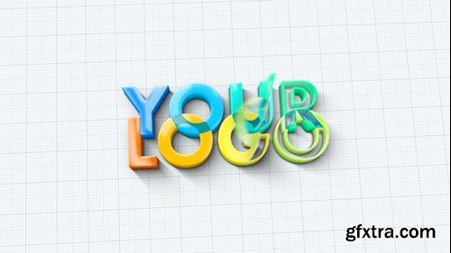 Videohive Glossy Logo Build-Up 42731349