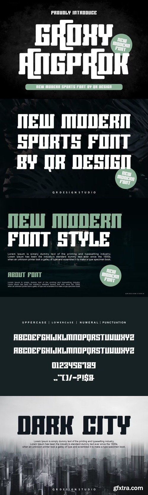 Groxy Angproak Font