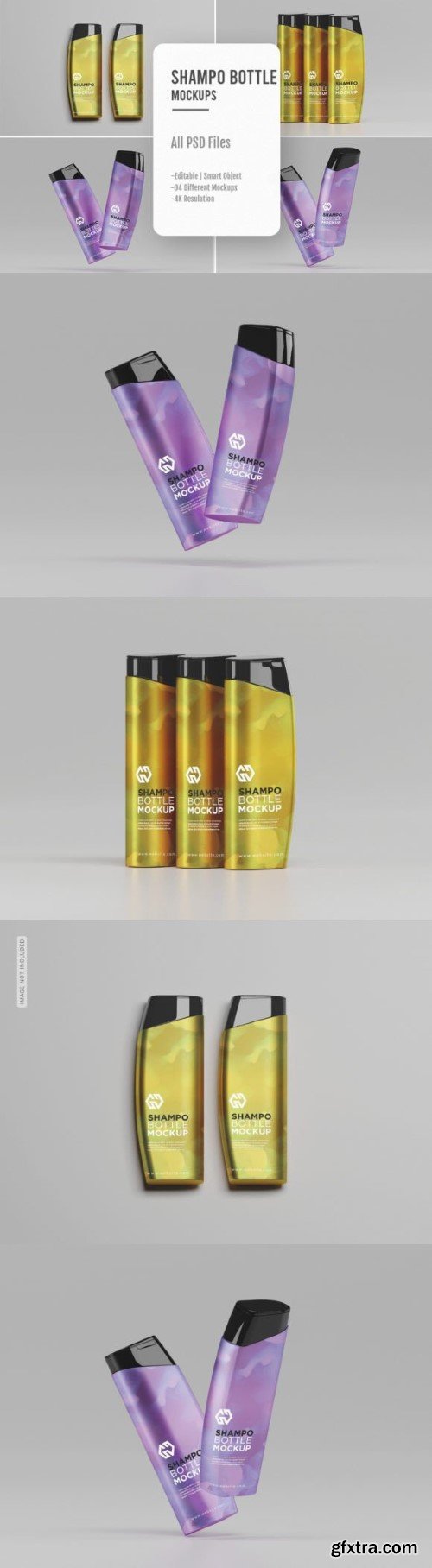 04 Shampoo Bottle Mockups