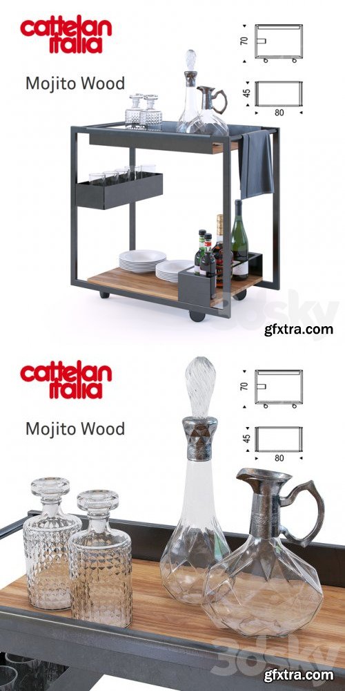 Mojito wood \\ Cattelan Italia