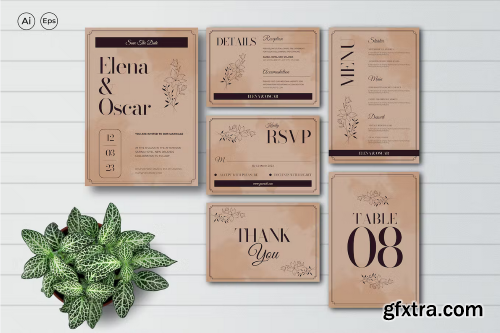 Wedding Invitation Pack ZE9NYHU