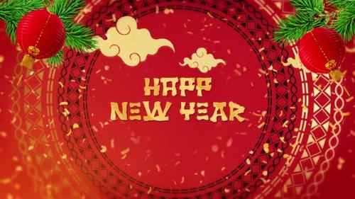 Videohive - Happy chinese new year. celebration greeting 4K animation V1 - 42831707 - 42831707