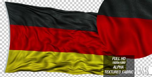 Videohive - Germany Loop Flag - 6242840 - 6242840