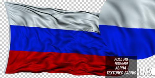 Videohive - Russia Loop Flag - 6251712 - 6251712