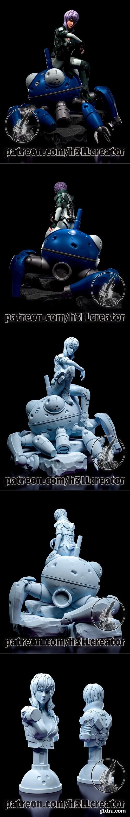 H3LL Creator – Motoko – 3D Print Model