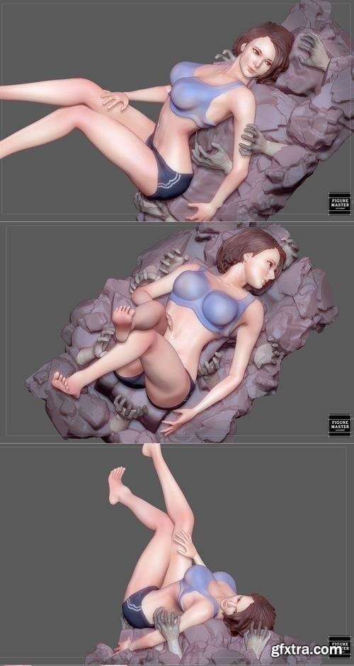 Jill Valentine Casual Resident Evil Pretty Girl Game Anime – 3D Print