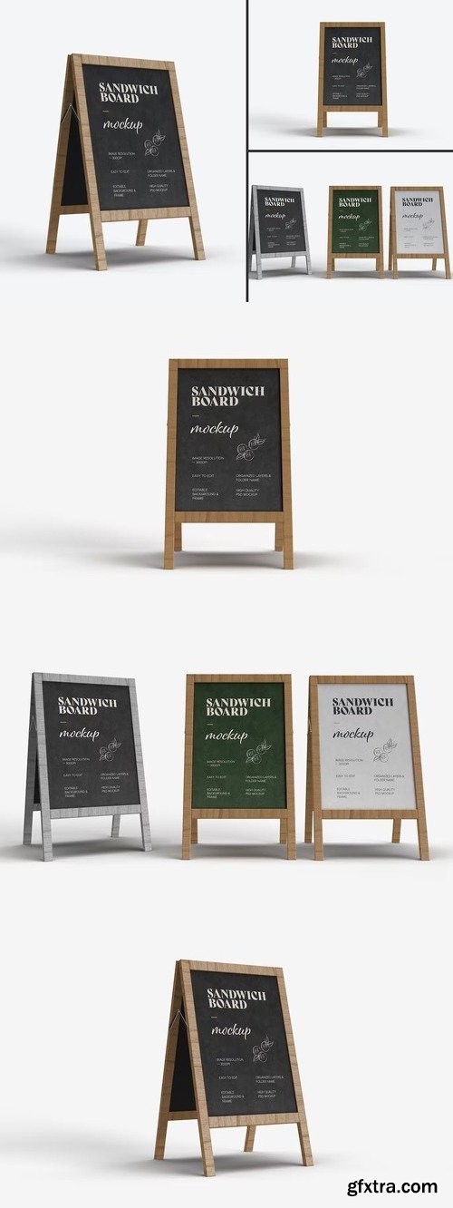 Sandwich Board Mockup