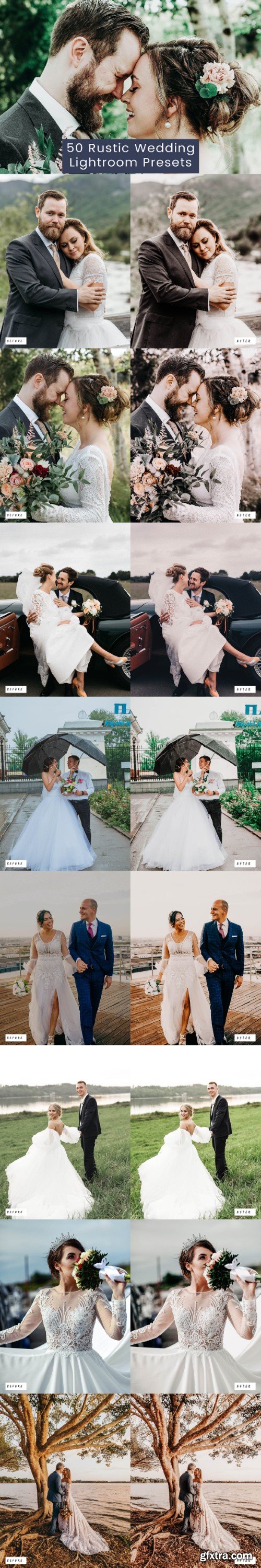 50 Rustic Wedding Lightroom Presets VUZ8GDX