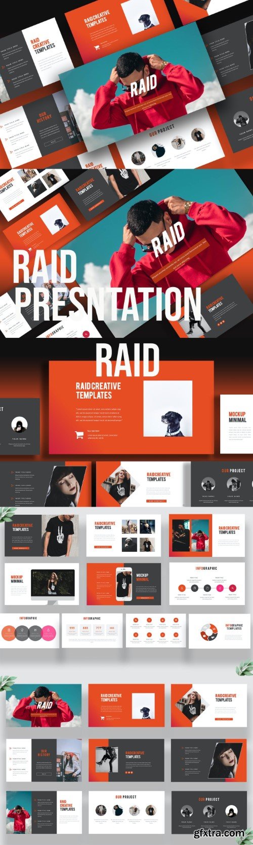 Raid Creative Powerpoint Template FRAMSX6