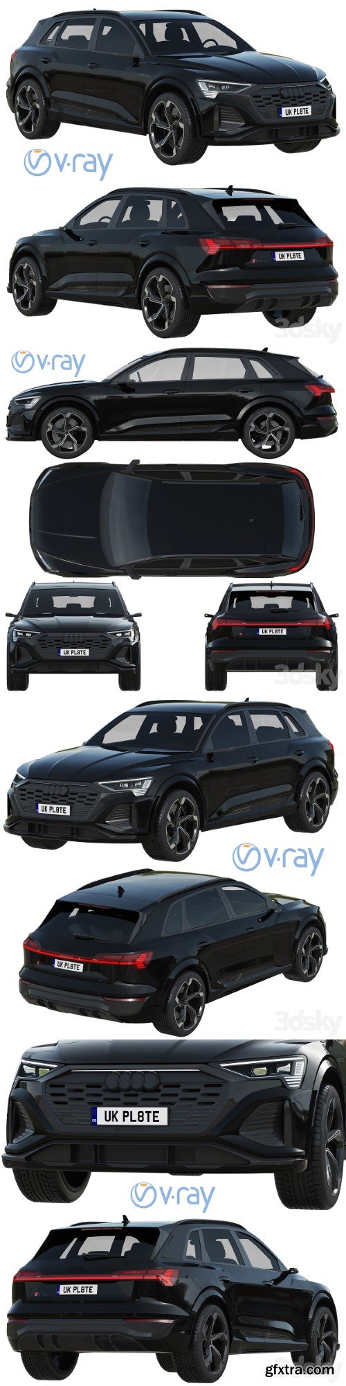 Audi SQ8 e-tron 3d model