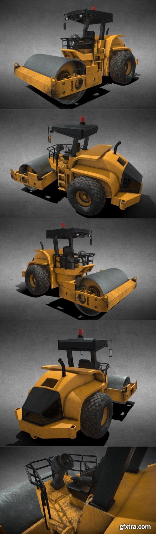 Steamroller 3d model