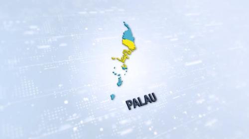 Videohive - Palau Map - 42769403 - 42769403