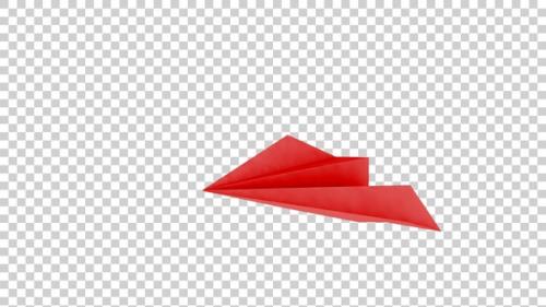 Videohive - Paper Plane Flying On The Air Red V3 - 42770206 - 42770206