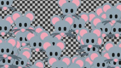 Videohive - Emojii Mouse Face Transition | UHD | 60fps - 42784114 - 42784114