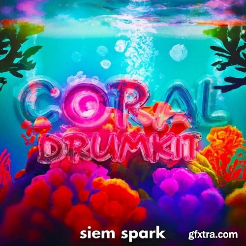 Siem Spark Coral Hyperpop Drumkit