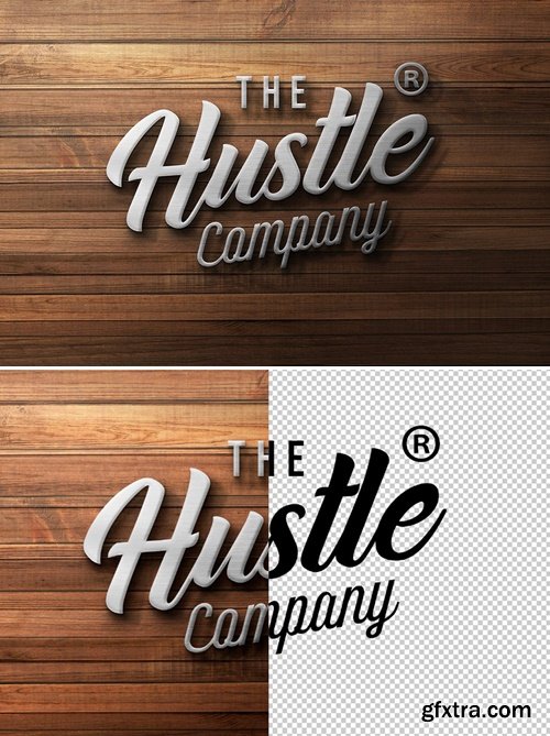 Wood Panel Logo Mockup Y8VXLJ4