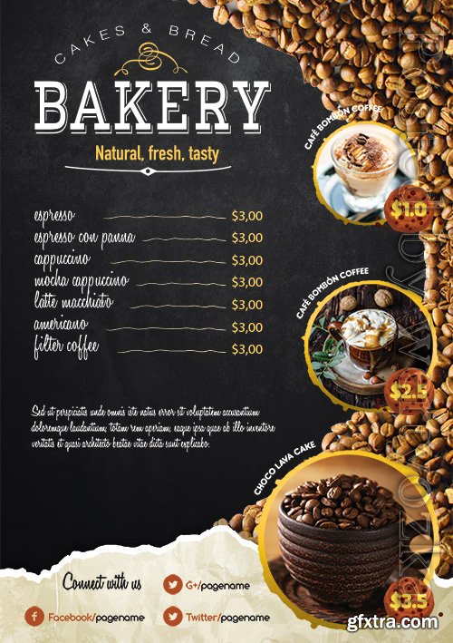 Coffee Shop Psd Flyer Design