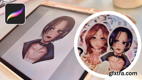 How to Create Anime Stickers in Procreate (NaNa FanArt)