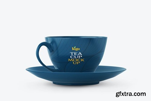 Tea Cup Branding Mockup 45GGF5U