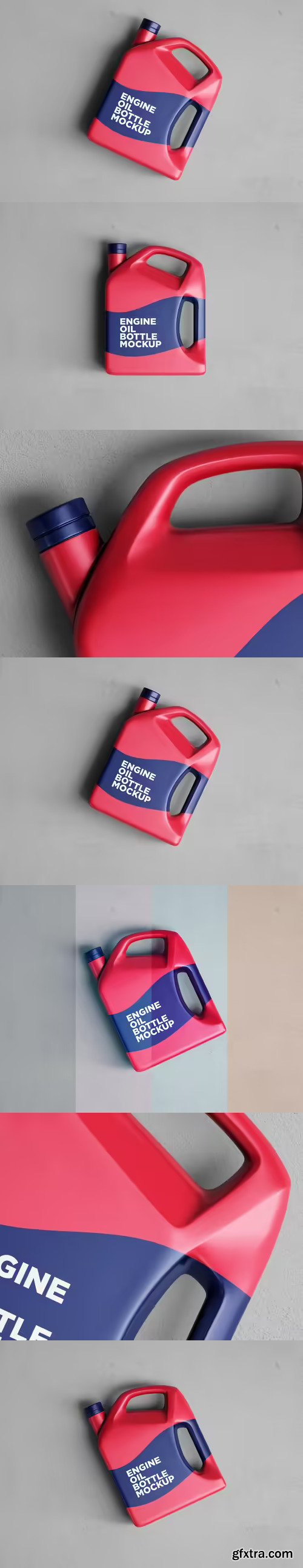 Engine Oil Bottle Mockup 007