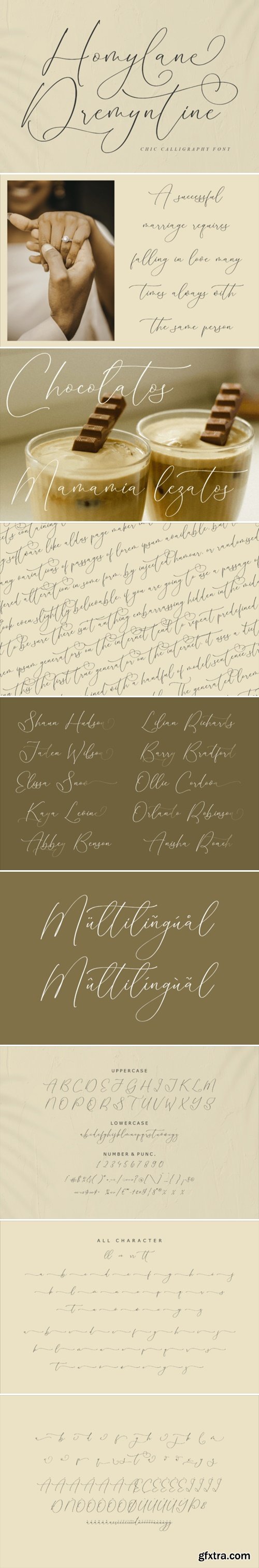 Homylane Dremyntine Font