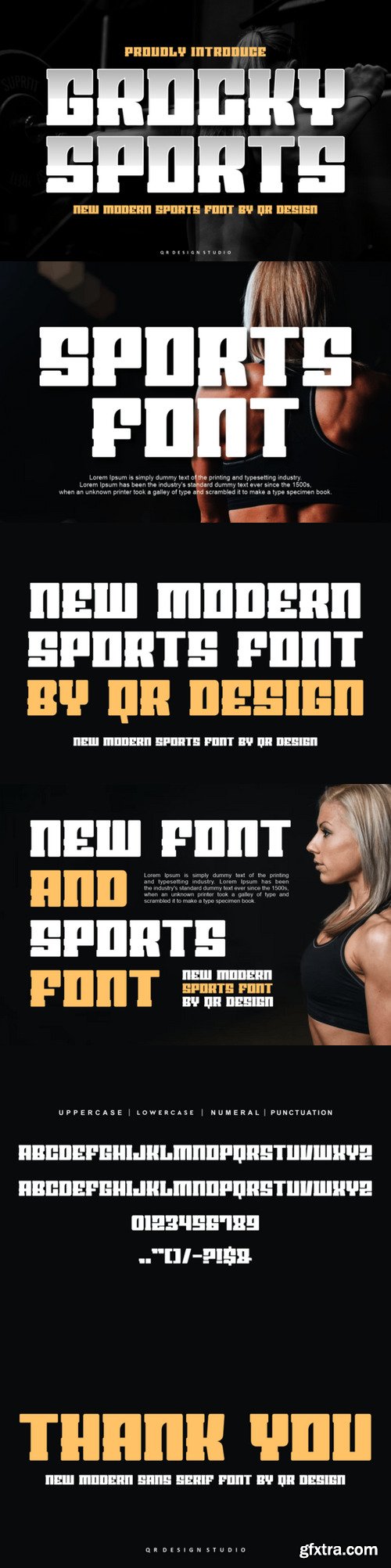 Grocky Sports Font