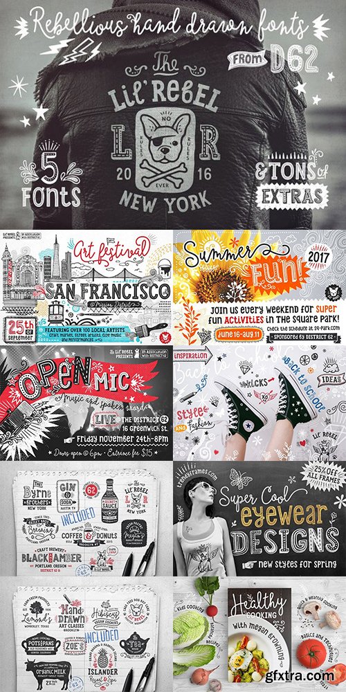 Lil\' Rebel Font Collection