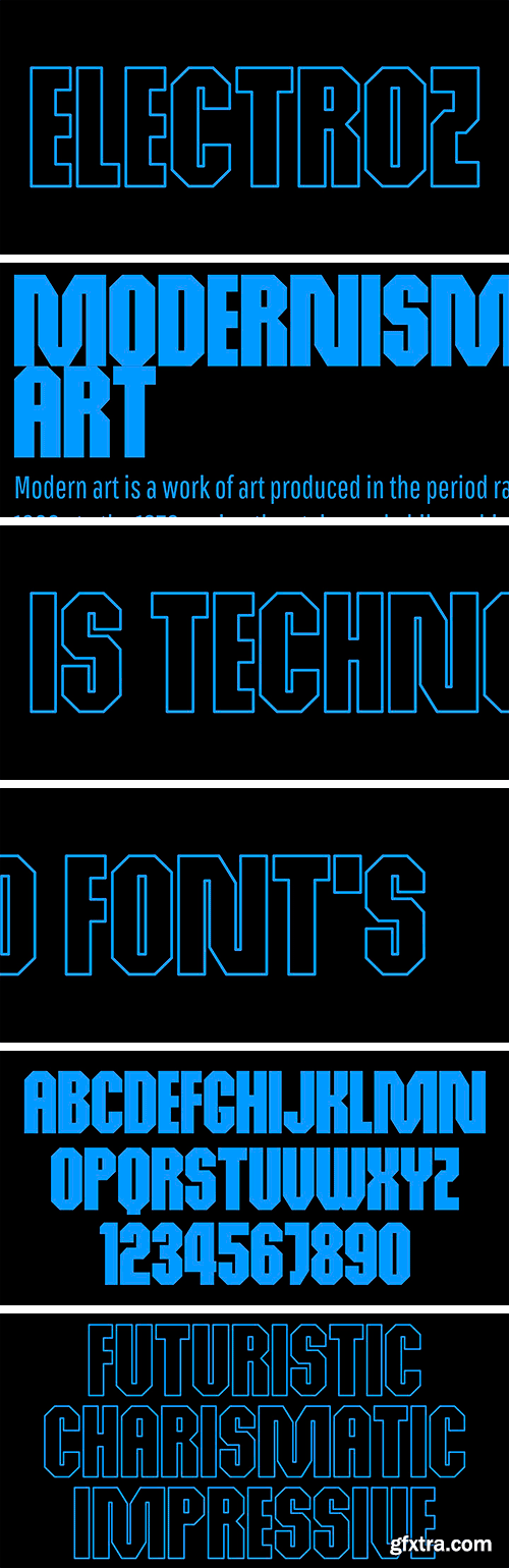 Electroz Font Family