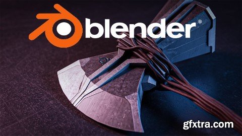 Blender: create Thor\'s Stormbreaker from start to finish