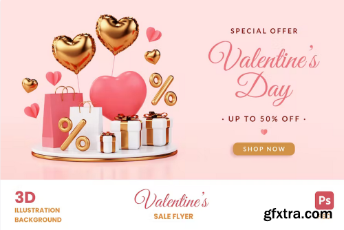 Valentines Day Sale Flyer GQ3Y7ZY