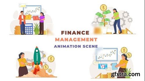 Videohive Finance Management Animation Scene 42854040