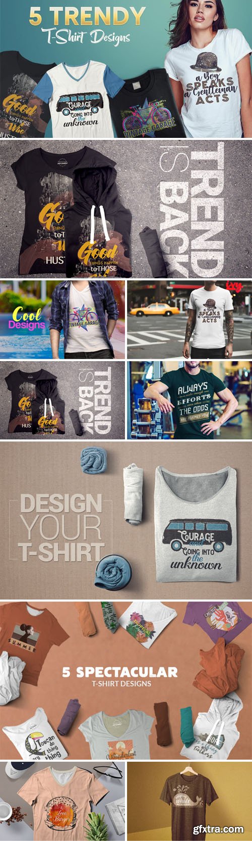 10 Spectacular T-Shirt Designs Templates