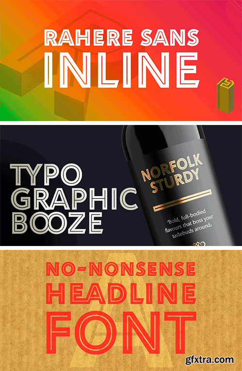 Rahere Sans Inline Font