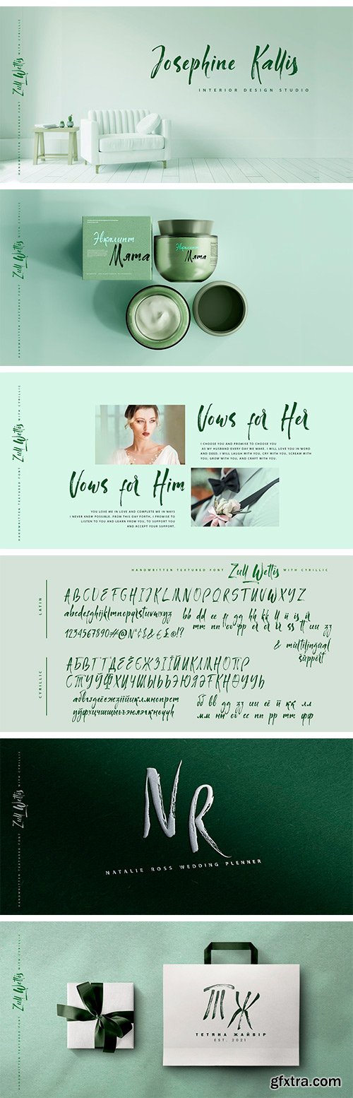 Zull Wettis Cyrillic Font Family