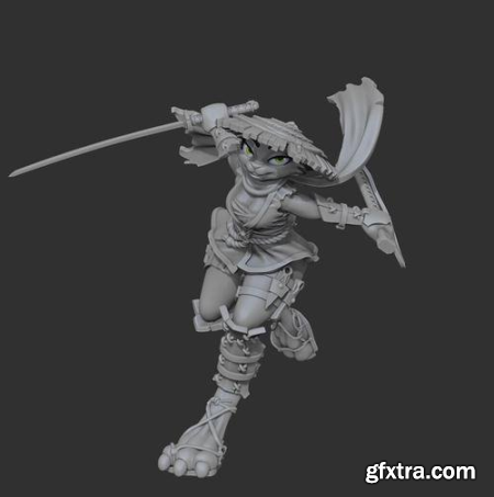 Bunny samurai - Mike Smolka – 3D Print